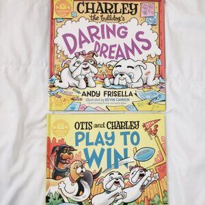 Lot of 2 Otis and Charley Play To Win & Daring Dreams Books Andy Frisella